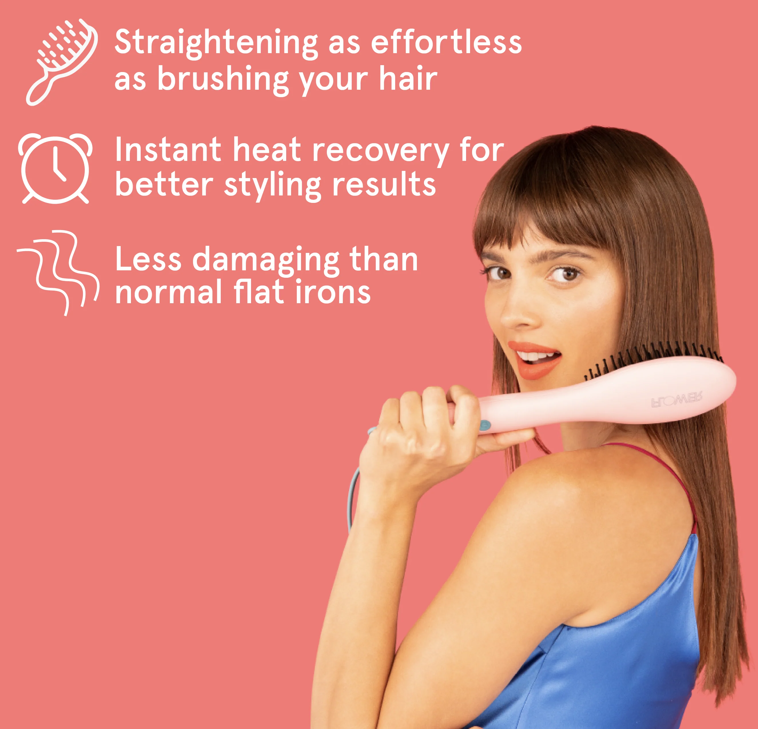 Ceramic Straightening Brush - Image 3