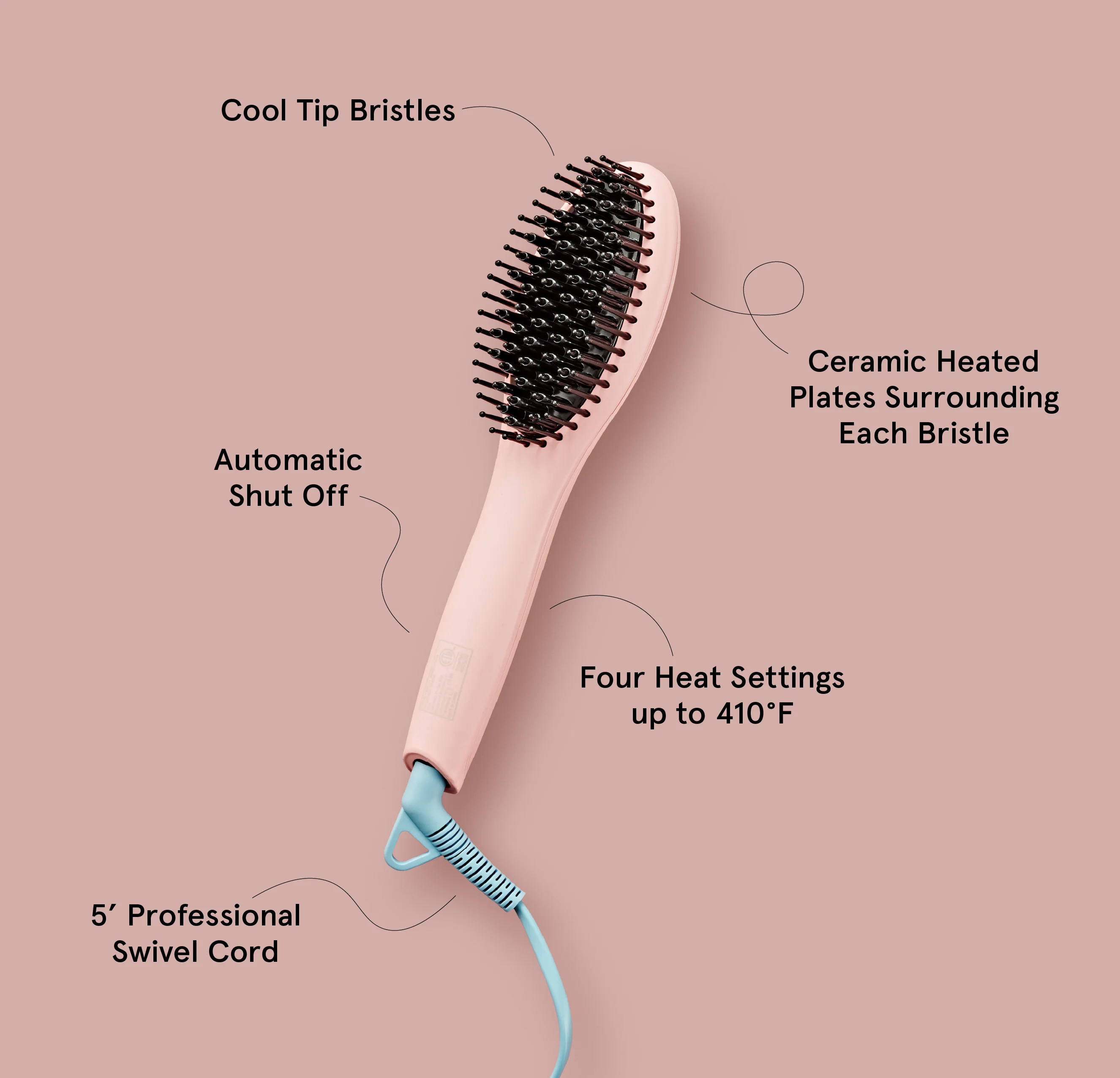 Ceramic Straightening Brush - Image 6