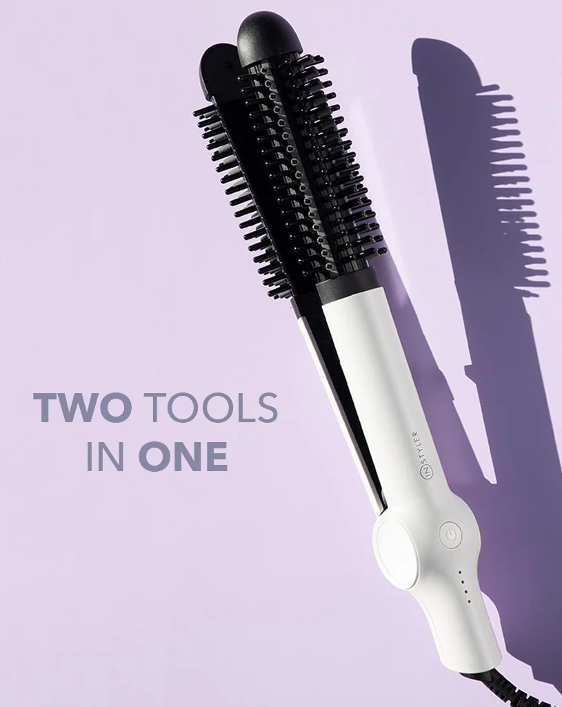 FREESTYLE MAX 1” Heated Round Brush with Flat Iron - Image 5